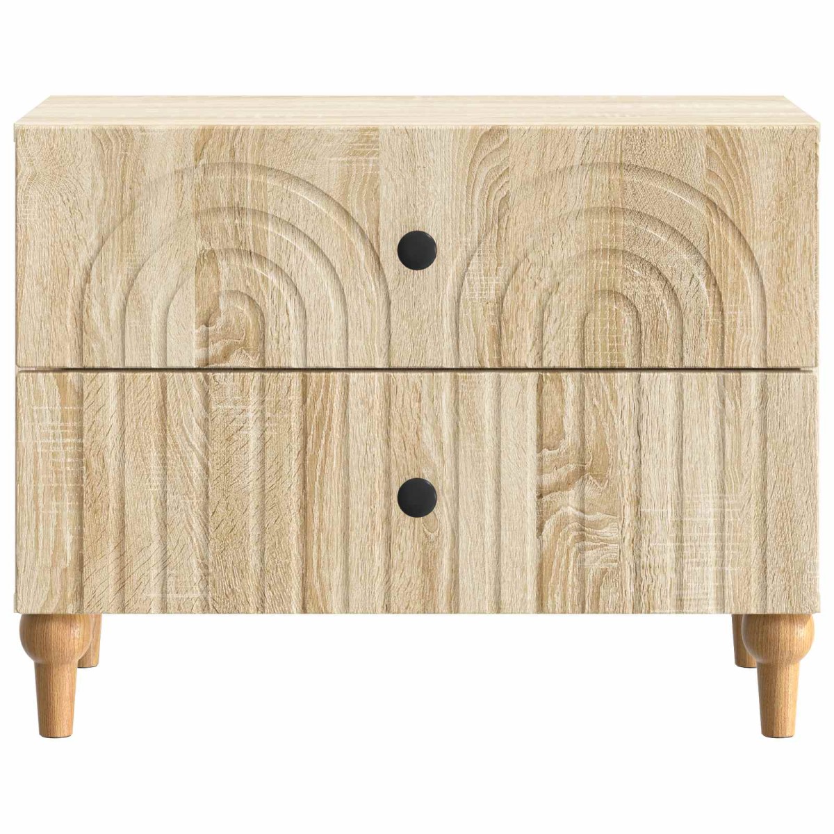 vidaXL Κομοδίνο Sonoma Δρυς 62 x 34,5 x 48 εκ Επεξεργασμένο Ξύλο