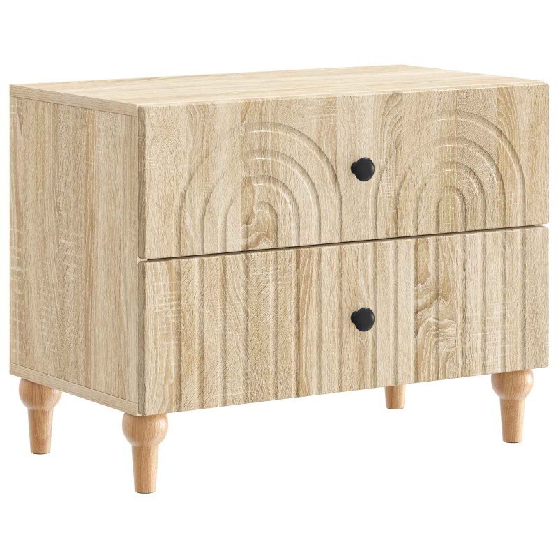 vidaXL Κομοδίνο Sonoma Δρυς 62 x 34,5 x 48 εκ Επεξεργασμένο Ξύλο