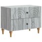vidaXL Κομοδίνο Γκρι Sonoma 62 x 34,5 x 48 εκ Επεξεργασμένο Ξύλο