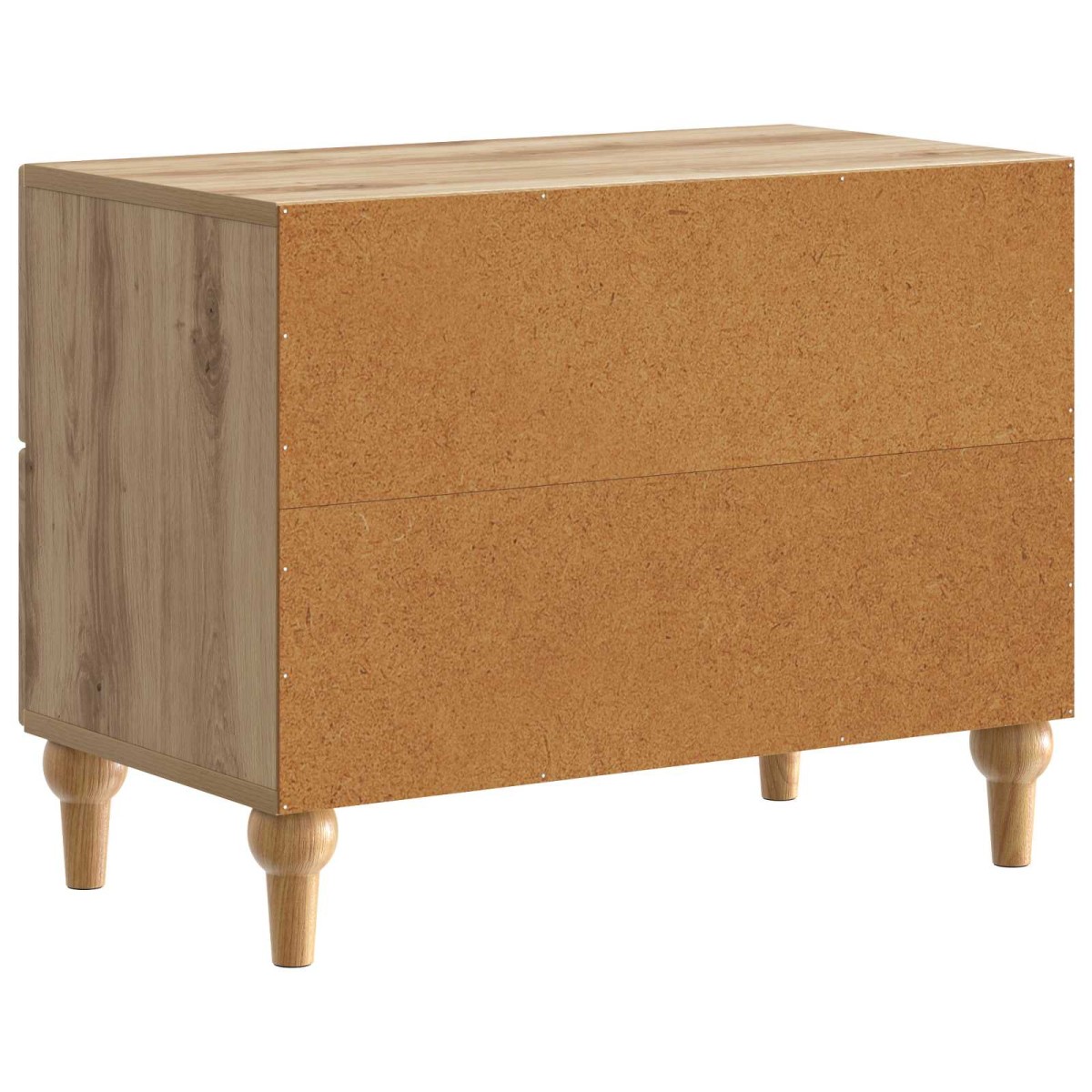 vidaXL Κομοδίνο Artisan Δρυς 62 x 34,5 x 48 εκ Επεξεργασμένο Ξύλο
