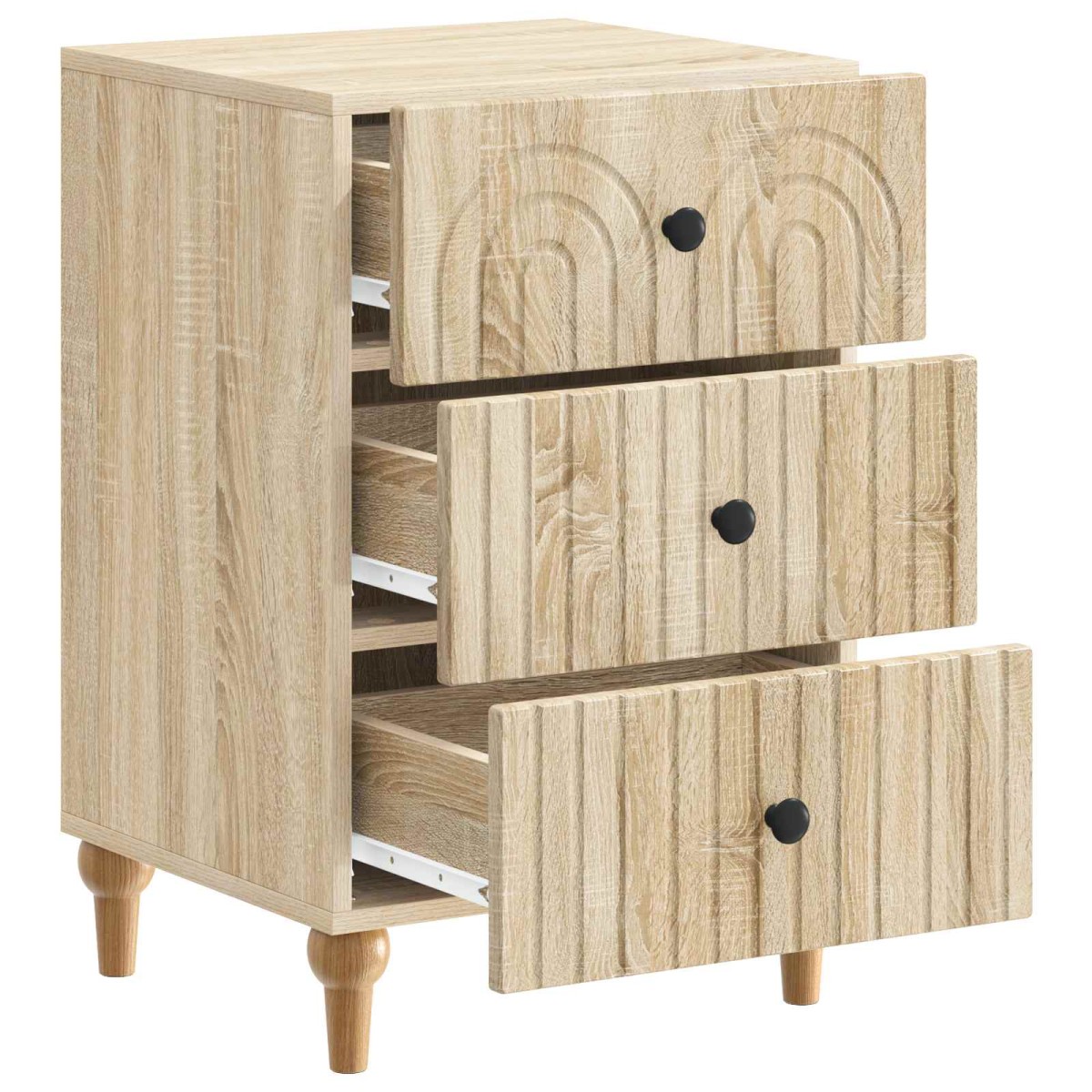vidaXL Κομοδίνο Sonoma Δρυς 43x 41 x 66,5 εκ Επεξεργασμένο Ξύλο