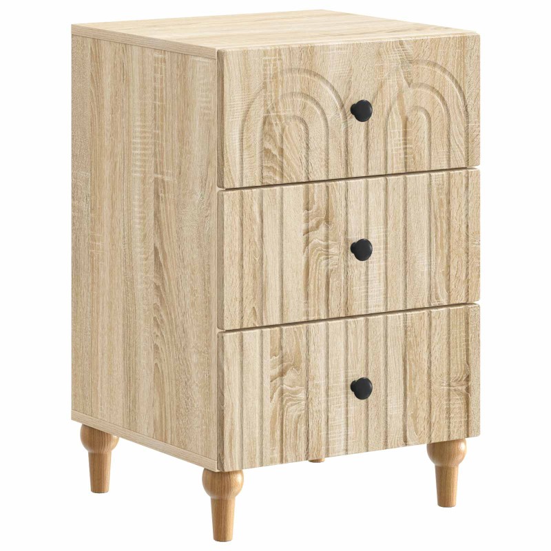 vidaXL Κομοδίνο Sonoma Δρυς 43x 41 x 66,5 εκ Επεξεργασμένο Ξύλο