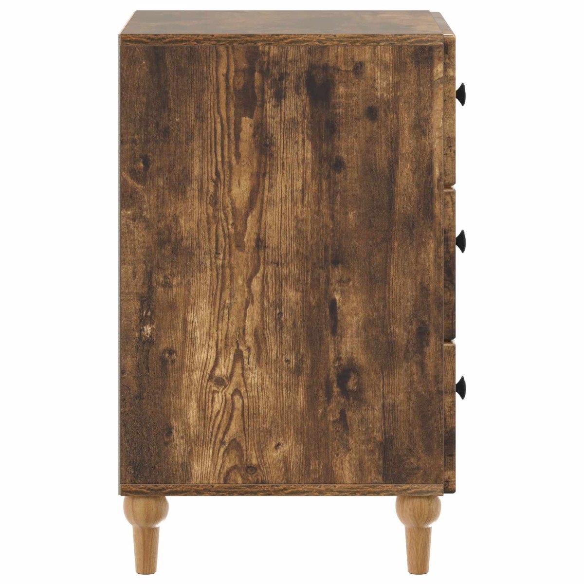 vidaXL Κομοδίνο Καπνισμένο Ξύλο Δρυός 43x 41 x 66,5 εκ