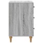 vidaXL Κομοδίνο Γκρι Sonoma 43x 41 x 66,5 εκ Επεξεργασμένο Ξύλο