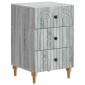vidaXL Κομοδίνο Γκρι Sonoma 43x 41 x 66,5 εκ Επεξεργασμένο Ξύλο