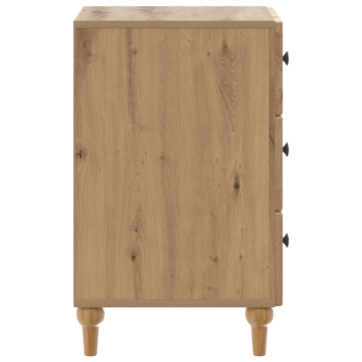 vidaXL Κομοδίνο Artisan Δρυς 43x 41 x 66,5 εκ Επεξεργασμένο Ξύλο