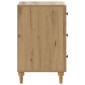 vidaXL Κομοδίνο Artisan Δρυς 43x 41 x 66,5 εκ Επεξεργασμένο Ξύλο