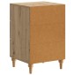 vidaXL Κομοδίνο Artisan Δρυς 43x 41 x 66,5 εκ Επεξεργασμένο Ξύλο