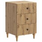 vidaXL Κομοδίνο Artisan Δρυς 43x 41 x 66,5 εκ Επεξεργασμένο Ξύλο