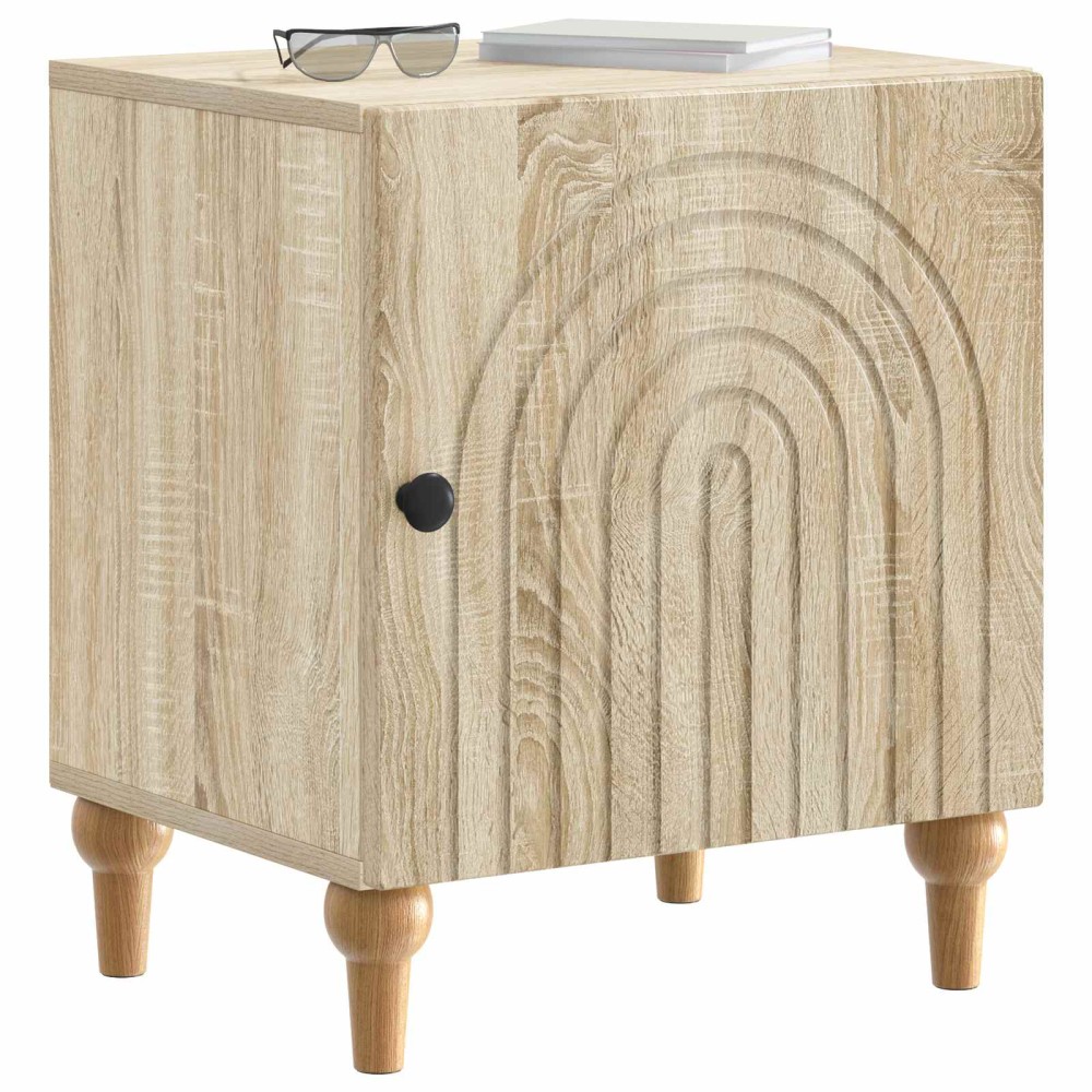 vidaXL Κομοδίνο 2 τμχ. Sonoma Δρυς 43 x 34,5 x 50 εκ