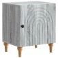 vidaXL Κομοδίνο 2 τμχ. Γκρι Sonoma 43 x 34,5 x 50 εκ