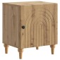 vidaXL Κομοδίνο Artisan Δρυς 43 x 34,5 x 50 εκ Επεξεργασμένο Ξύλο