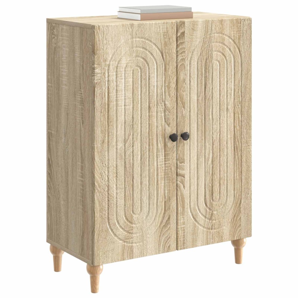 vidaXL Πλαϊνό γραφείο Sonoma Δρυς 66 x 34,5 x 90 εκ Επεξεργασμένο Ξύλο