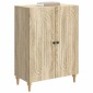 vidaXL Πλαϊνό γραφείο Sonoma Δρυς 66 x 34,5 x 90 εκ Επεξεργασμένο Ξύλο