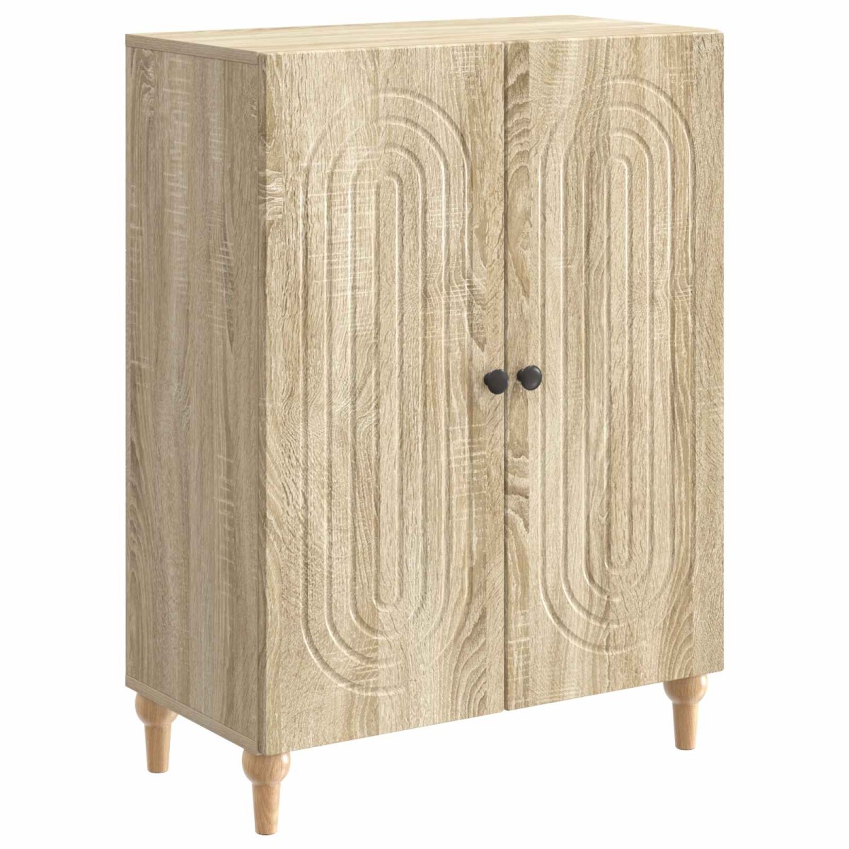 vidaXL Πλαϊνό γραφείο Sonoma Δρυς 66 x 34,5 x 90 εκ Επεξεργασμένο Ξύλο