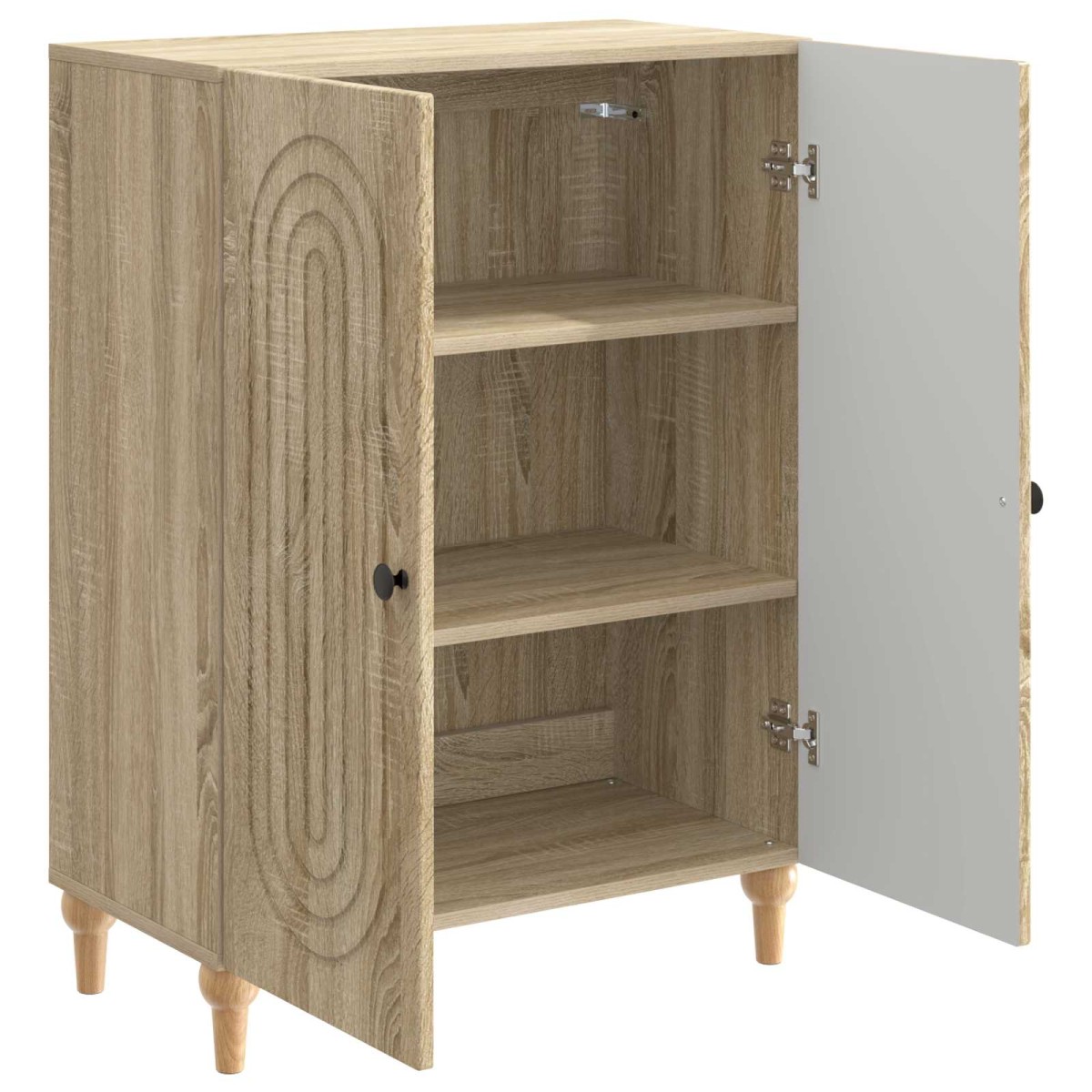 vidaXL Πλαϊνό γραφείο Sonoma Δρυς 66 x 34,5 x 90 εκ Επεξεργασμένο Ξύλο