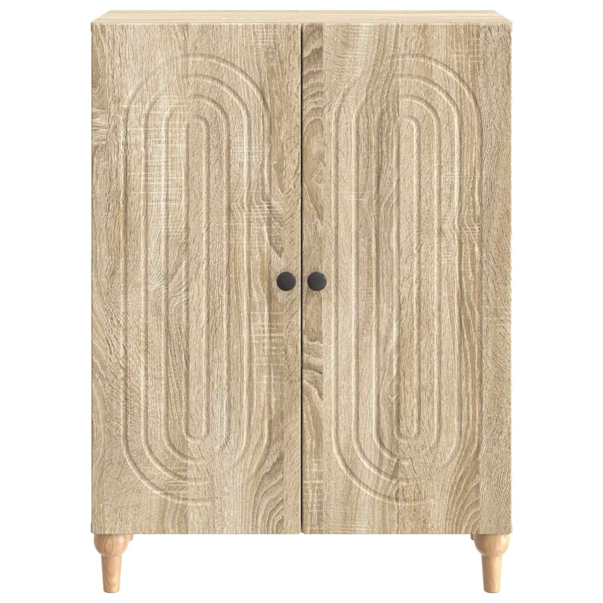 vidaXL Πλαϊνό γραφείο Sonoma Δρυς 66 x 34,5 x 90 εκ Επεξεργασμένο Ξύλο