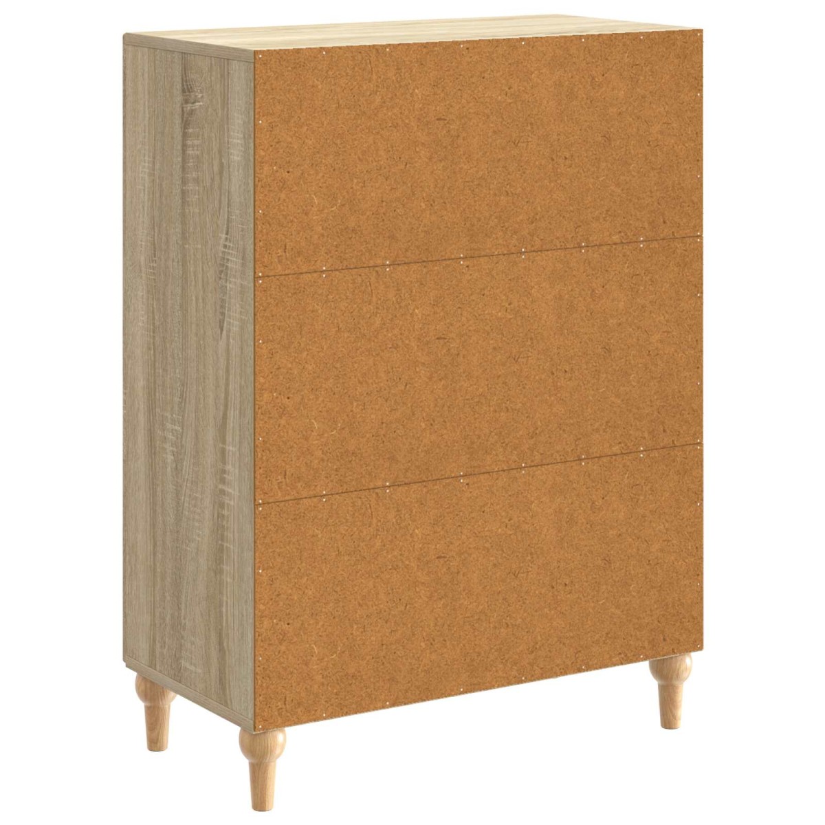 vidaXL Πλαϊνό γραφείο Sonoma Δρυς 66 x 34,5 x 90 εκ Επεξεργασμένο Ξύλο