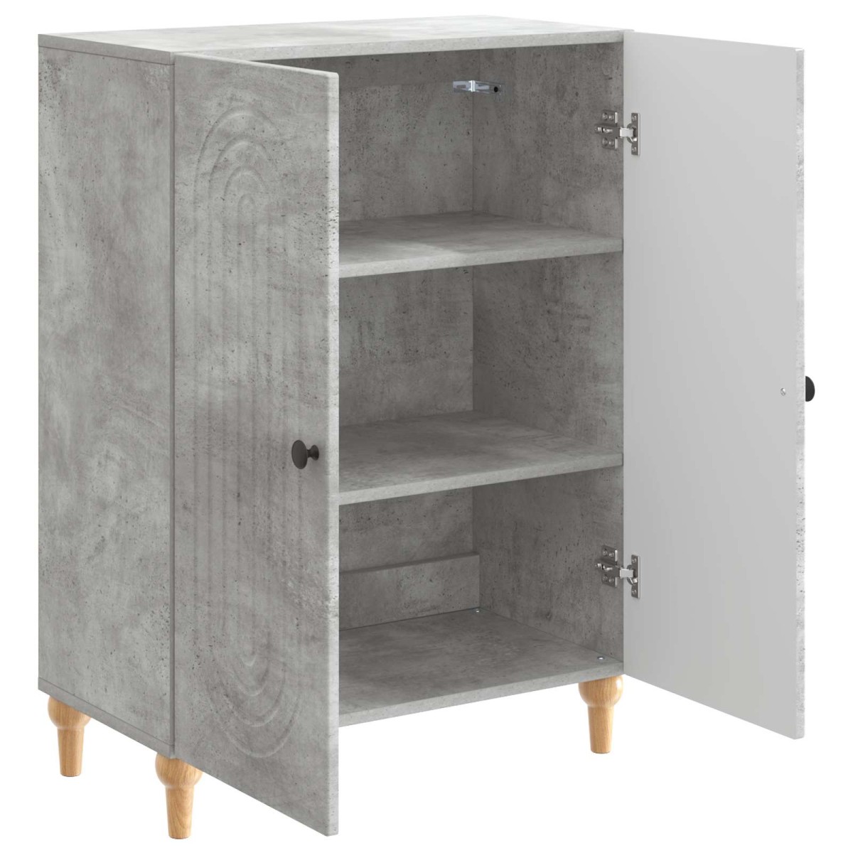 vidaXL Πλαϊνό γραφείο Γκρι Σκυροδέματος 66 x 34,5 x 90 εκ