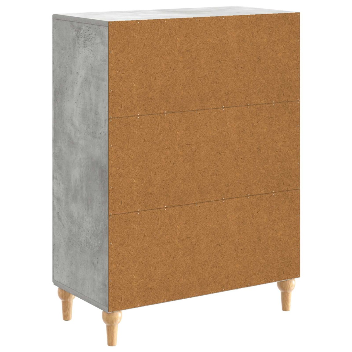 vidaXL Πλαϊνό γραφείο Γκρι Σκυροδέματος 66 x 34,5 x 90 εκ
