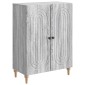 vidaXL Πλαϊνό γραφείο Γκρι Sonoma 66 x 34,5 x 90 εκ Επεξεργασμένο Ξύλο