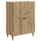 vidaXL Πλαϊνό γραφείο Artisan Δρυς 66 x 34,5 x 90 εκ