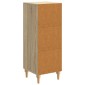 vidaXL Πλαϊνό γραφείο Sonoma Δρυς 33 x 34,5 x 90 εκ Επεξεργασμένο Ξύλο