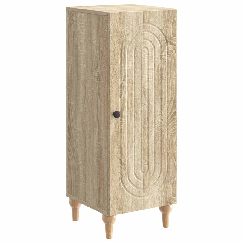 vidaXL Πλαϊνό γραφείο Sonoma Δρυς 33 x 34,5 x 90 εκ Επεξεργασμένο Ξύλο