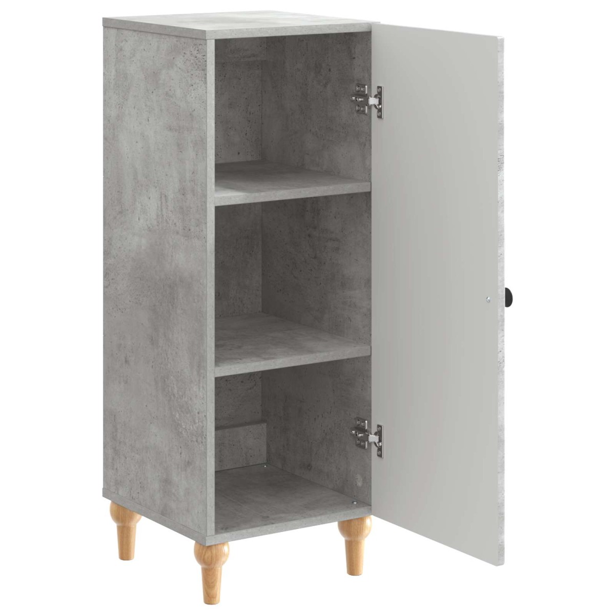 vidaXL Πλαϊνό γραφείο Γκρι Σκυροδέματος 33 x 34,5 x 90 εκ