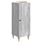 vidaXL Πλαϊνό γραφείο Γκρι Sonoma 33 x 34,5 x 90 εκ Επεξεργασμένο Ξύλο