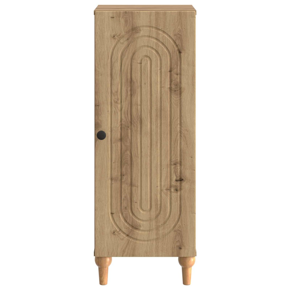 vidaXL Πλαϊνό γραφείο Artisan Δρυς 33 x 34,5 x 90 εκ