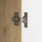 vidaXL Πλαϊνό γραφείο Artisan Δρυς 33 x 34,5 x 90 εκ