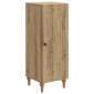 vidaXL Πλαϊνό γραφείο Artisan Δρυς 33 x 34,5 x 90 εκ