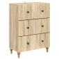 vidaXL Ντουλάπι με Συρτάρια Sonoma Δρυς 66 x 34,5 x 90 εκ