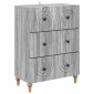 vidaXL Ντουλάπι με Συρτάρια Γκρι Sonoma 66 x 34,5 x 90 εκ