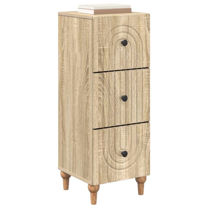 vidaXL Ντουλάπι με Συρτάρια Sonoma Δρυς 33 x 34,5 x 90 εκ