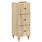 vidaXL Ντουλάπι με Συρτάρια Sonoma Δρυς 33 x 34,5 x 90 εκ