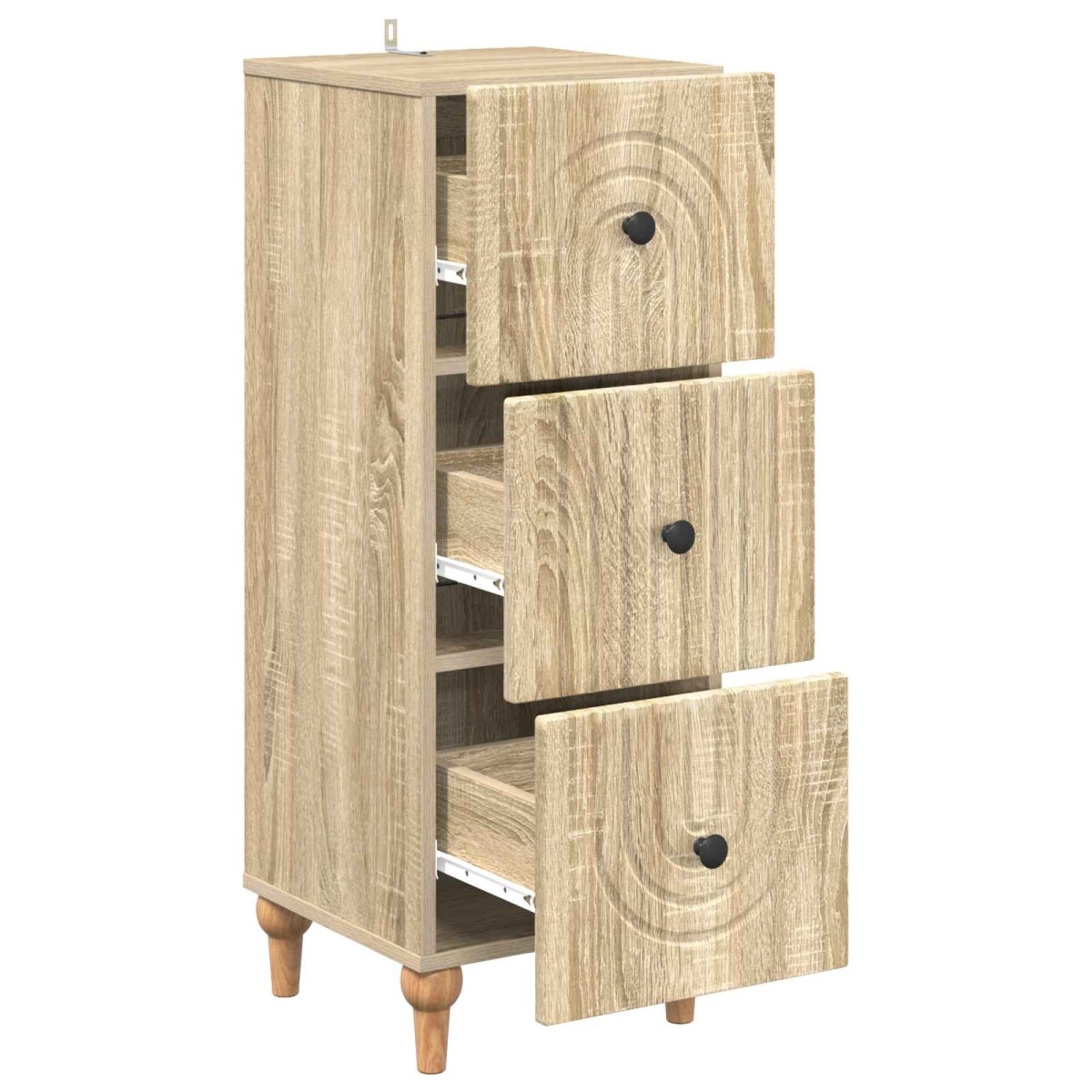 vidaXL Ντουλάπι με Συρτάρια Sonoma Δρυς 33 x 34,5 x 90 εκ
