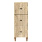 vidaXL Ντουλάπι με Συρτάρια Sonoma Δρυς 33 x 34,5 x 90 εκ