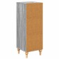 vidaXL Ντουλάπι με Συρτάρια Γκρι Sonoma 33 x 34,5 x 90 εκ