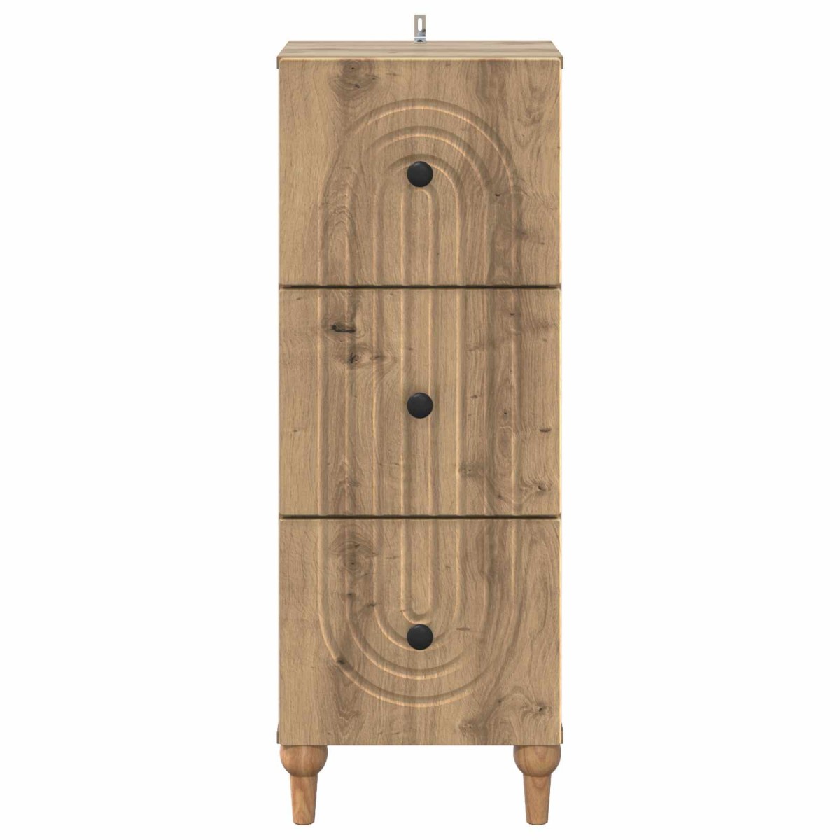 vidaXL Ντουλάπι με Συρτάρια 33 x 34,5 x 90 εκ Επεξεργασμένο Ξύλο