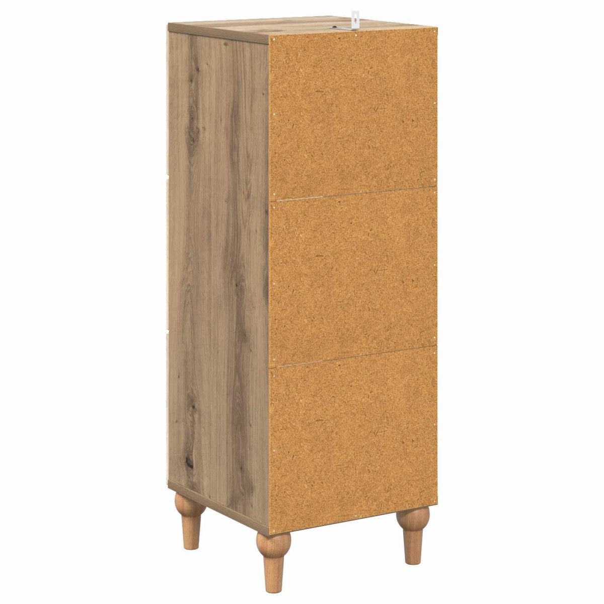 vidaXL Ντουλάπι με Συρτάρια 33 x 34,5 x 90 εκ Επεξεργασμένο Ξύλο