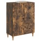 vidaXL Πλαϊνό γραφείο Καπνισμένο Ξύλο Δρυός 66 x 34,5 x 90 εκ