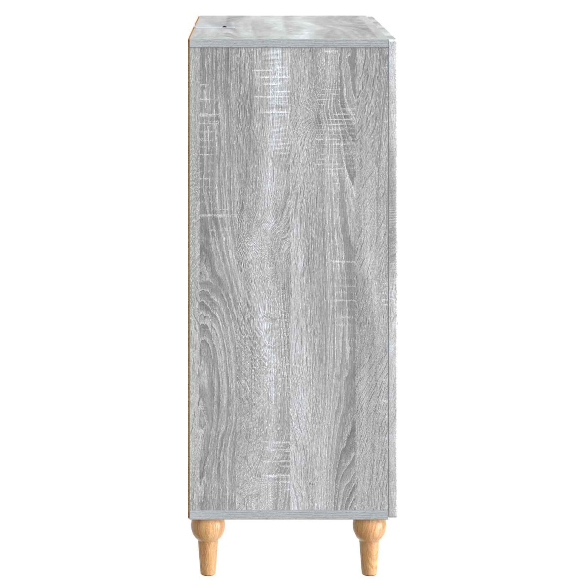 vidaXL Πλαϊνό γραφείο Γκρι Sonoma 66 x 34,5 x 90 εκ Επεξεργασμένο Ξύλο