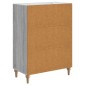 vidaXL Πλαϊνό γραφείο Γκρι Sonoma 66 x 34,5 x 90 εκ Επεξεργασμένο Ξύλο