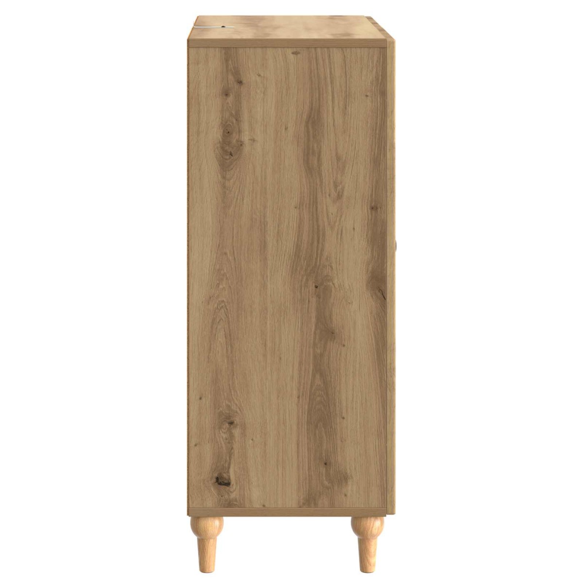 vidaXL Πλαϊνό γραφείο Artisan Δρυς 66 x 34,5 x 90 εκ