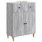 vidaXL Πλαϊνό γραφείο Γκρι Sonoma 66 x 34,5 x 90 εκ Επεξεργασμένο Ξύλο