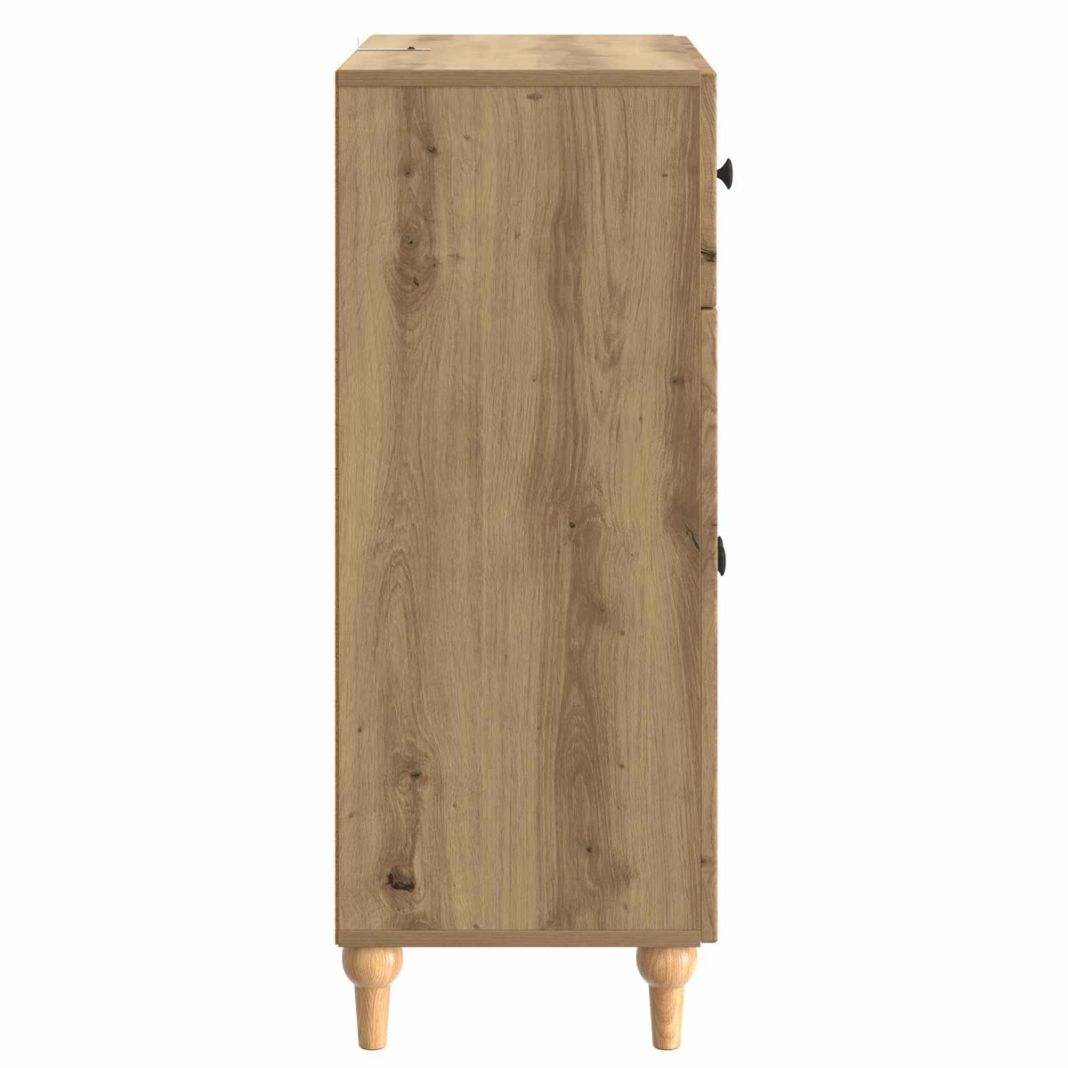 vidaXL Πλαϊνό γραφείο Artisan Δρυς 66 x 34,5 x 90 εκ