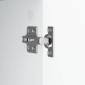 vidaXL Πλαϊνό γραφείο Λευκό 89 x 34,5 x 80 εκ Επεξεργασμένο Ξύλο