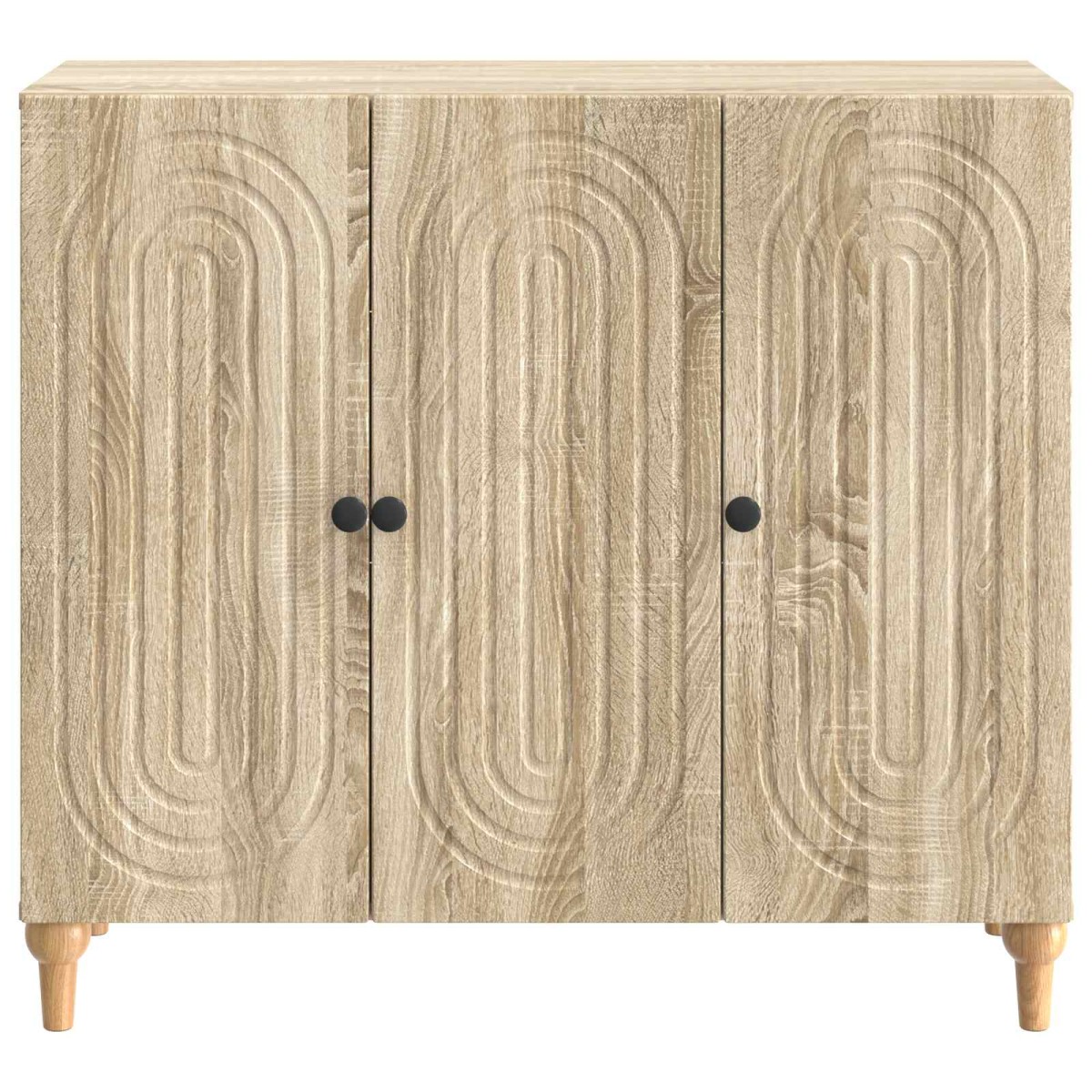 vidaXL Πλαϊνό γραφείο Sonoma Δρυς 89 x 34,5 x 80 εκ Επεξεργασμένο Ξύλο